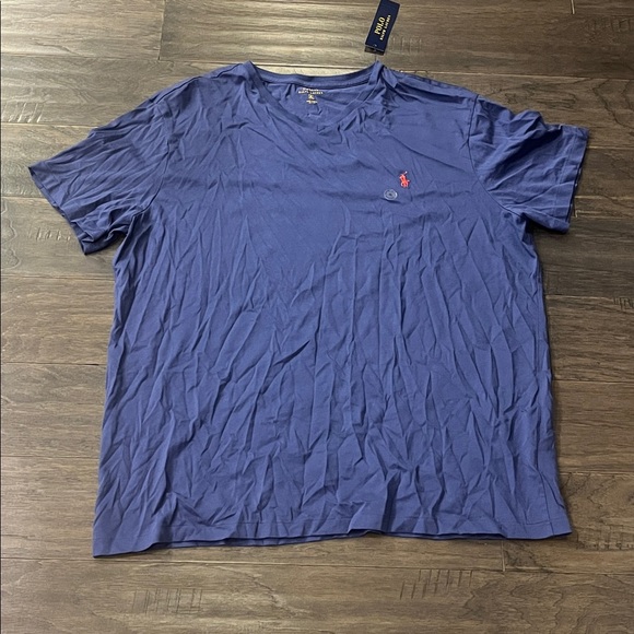 Polo Ralph Lauren Other - Polo Ralph Lauren Short Sleeve V Neck T Shirt blue new Mens Size XL